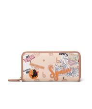 BRACCIALINI CARTOLINE Grand portefeuille zipp&eacute; autour multi - Portefeuilles Femme - 1