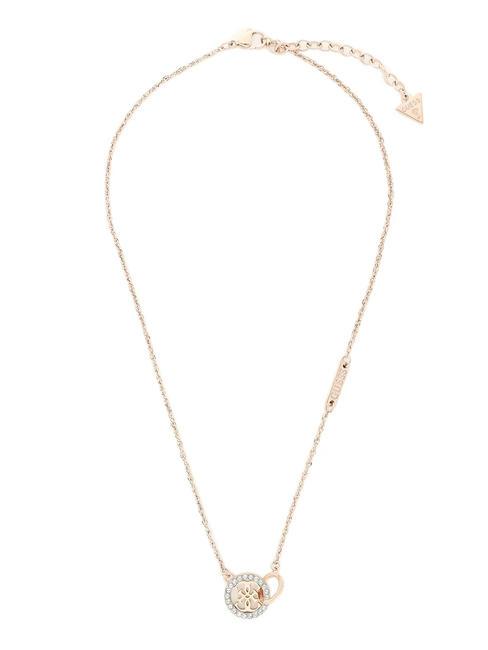 GUESS EMBRACE Collier avec charme OR ROSE - Colliers