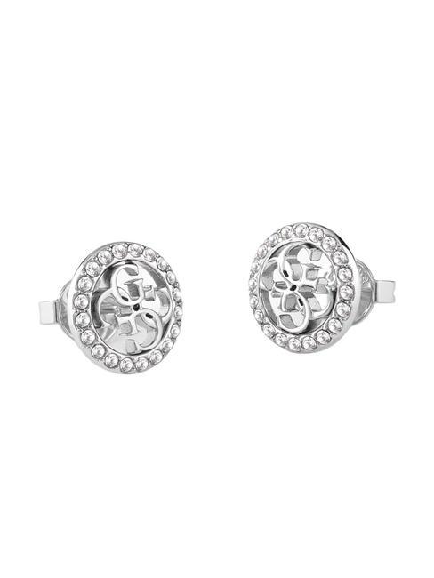 GUESS LIFE IN 4G Boucles d'oreilles avec cristaux ARGENT - Boucles d'oreilles