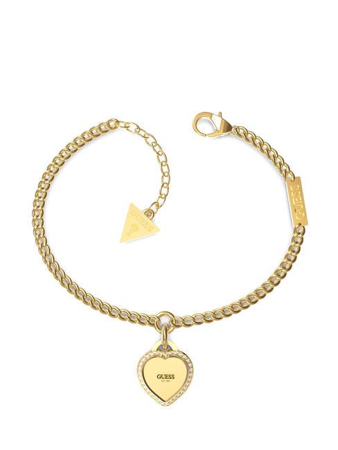 GUESS FINE HEART Bracelet avec breloque or jaune - Bracelets