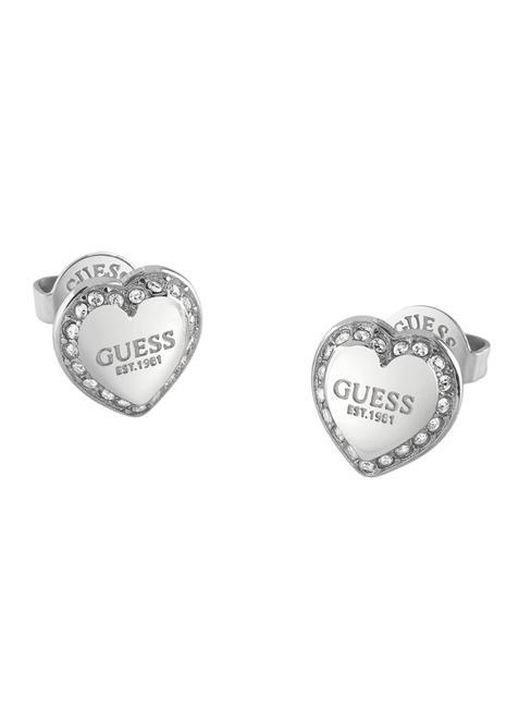 GUESS FINE HEART Des boucles d'oreilles ARGENT - Boucles d'oreilles