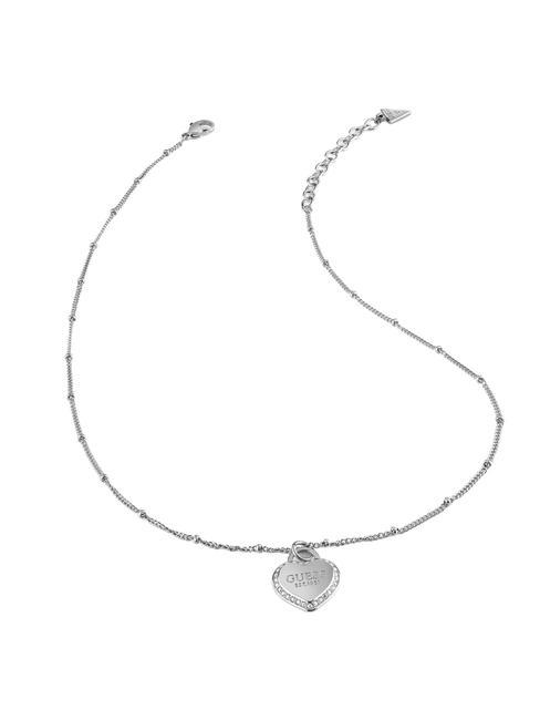 GUESS FINE HEART Collier avec charme ARGENT - Colliers