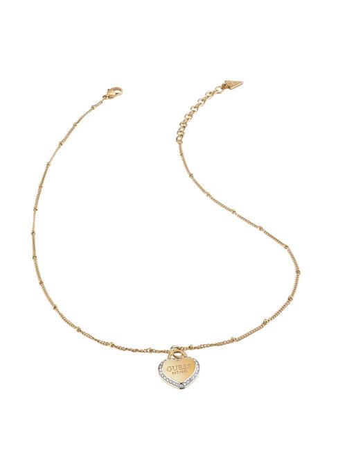 GUESS FINE HEART Collier avec charme or jaune - Colliers