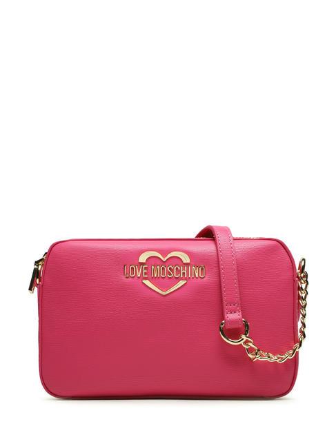 LOVE MOSCHINO HOLLIES Mini sac à bandoulière fuchsia - Sacs pour Femme