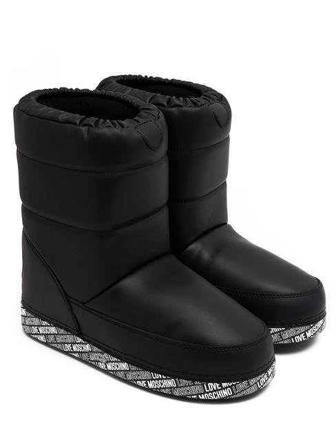 LOVE MOSCHINO SKIBOOOT 20 Bottines matelassées Noir - Chaussures Femme