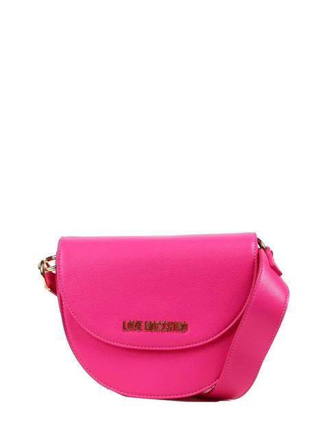 LOVE MOSCHINO SADDLE Mini sac à bandoulière, avec bandoulière fuchsia - Sacs pour Femme