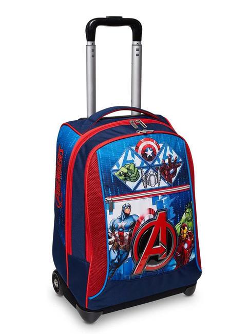 AVENGERS EARTH S MIGHTIEST HEROES Sac à dos trolley 2 roues Bluedeep - Sacs à dos à roulettes