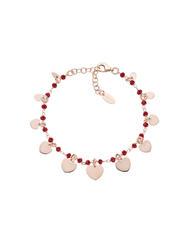 AMEN ELEGANCE Bracelet avec breloques cœur et cristaux - Bracelets