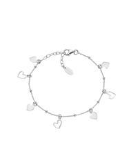 AMEN COCCOLE Bracelet en argent avec breloques coeur - Bracelets