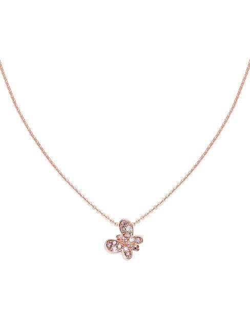 AMEN FARFALLE Collier en argent avec zircons Rose - Colliers