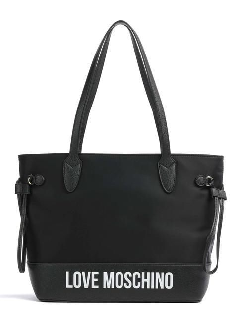 LOVE MOSCHINO CITY LOVERS Sac cabas en nylon Noir - Sacs pour Femme
