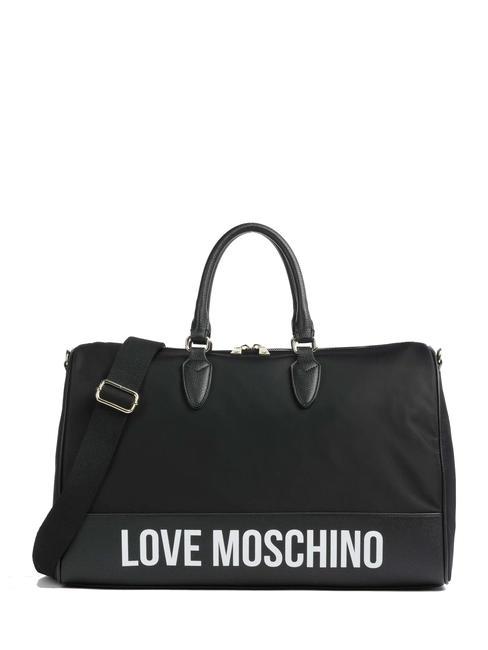 LOVE MOSCHINO CITY LOVERS Sac en nylon avec bandoulière Noir - Sacs de voyage