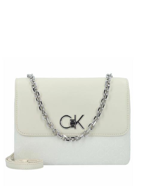 CALVIN KLEIN RE-LOCK  Mini sac à main, avec bandoulière écru foncé - Sacs pour Femme