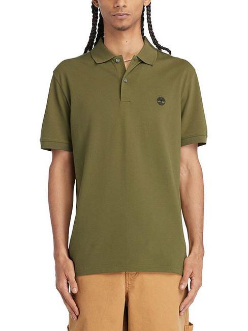 TIMBERLAND MERRYMEETING RIVER Polo en coton stretch sphaigne - chemise polo