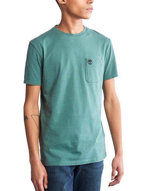 TIMBERLAND DUNSTAN RIVER T-shirt en coton avec poche pin de mer - T-shirt