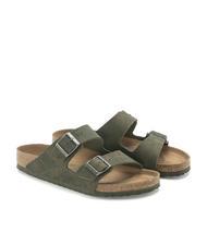 BIRKENSTOCK ARIZONA Chausson &agrave; deux bandes Thym poussi&egrave;re du d&eacute;sert - Chaussures unisexe - 1