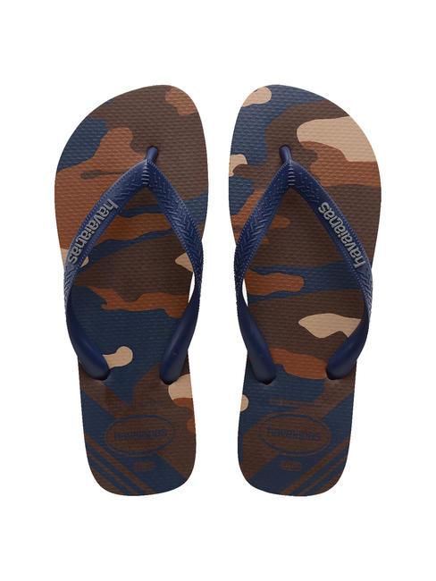 HAVAIANAS tongs TOP CAMU frère sombre - Chaussures unisexe