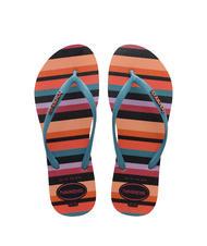 HAVAIANAS SLIM PATCHWORK Tongs - Chaussures Femme