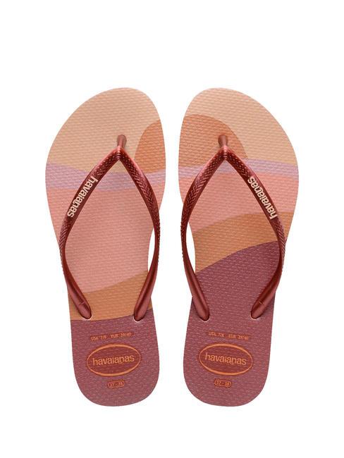 HAVAIANAS PALETTE GLOW Tongs ballet rose - Chaussures Femme