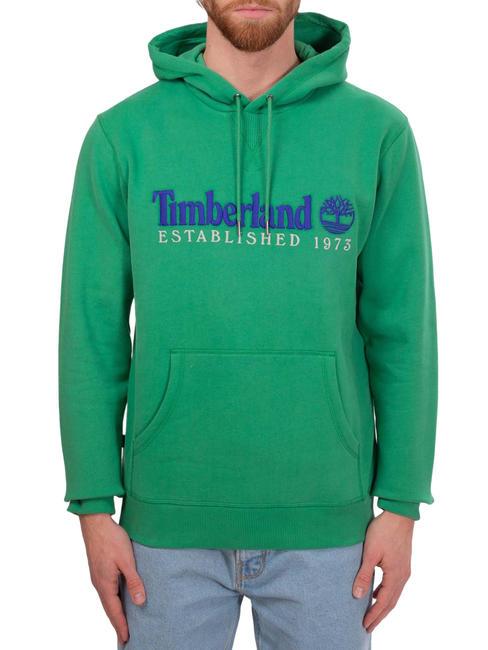 TIMBERLAND LS  Sweatshirt à capuche vert celtique wb - Pulls molletonnés