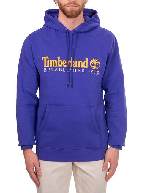 TIMBERLAND LS  Sweatshirt à capuche clématite bleue wb - Pulls molletonnés