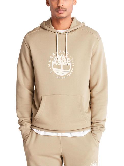 TIMBERLAND REFIBRA  Sweatshirt à capuche chêne laurier - Pulls molletonnés