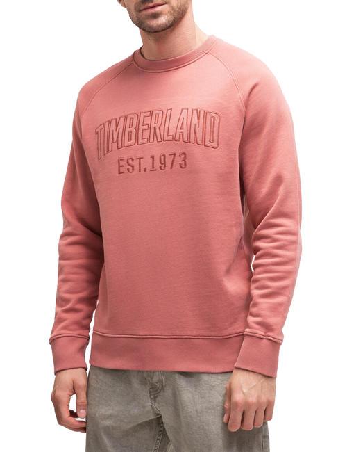 TIMBERLAND MOODRN Sweat-shirt en coton acajou clair - Pulls molletonnés