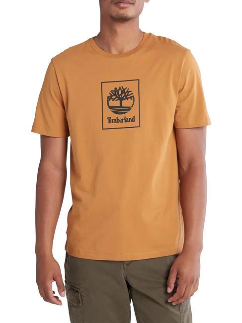 TIMBERLAND STLG SS T-shirt en cotton botte de blé/noir - T-shirt