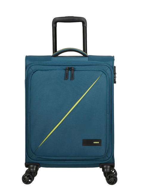 AMERICAN TOURISTER TAKE2CABIN 55cm Chariot à bagages à main port bleu - Valises cabine
