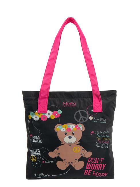 MINIPA' DON'T WORRY BE HIPPY Sac d'épaule Noir - Sacs et accessoires Enfants