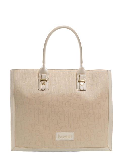 BRACCIALINI FONT Sac cabas avec bandoulière beige - Sacs pour Femme