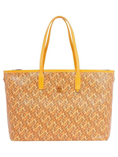 TOMMY HILFIGER TH MONOPLAY Sac de courses ocre riche - Sacs pour Femme