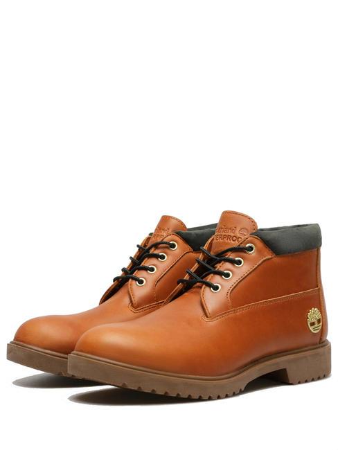 TIMBERLAND VIBRAM  Bottines en cuir brun moyen - Chaussures Homme