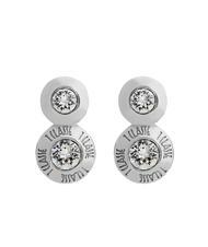 ALVIERO MARTINI PRIMA CLASSE CHAMPS ELYSEES Boucles d'oreilles doubles avec zircons - Boucles d'oreilles