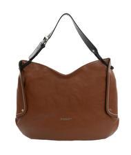 BRACCIALINI NAOMI Sac en cuir martel&eacute; marron - Sacs pour Femme - 1
