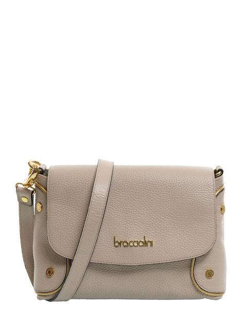 BRACCIALINI NAOMI Sac bandoulière en cuir à rabat poudre pour le visage - Sacs pour Femme