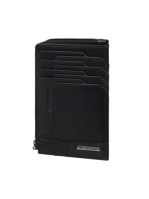 SAMSONITE PRO-DLX 6 Porte-cartes / porte-monnaie en cuir NOIR - Portefeuilles Homme