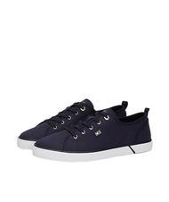 TOMMY HILFIGER VULCANIZED CANVAS Baskets en toile bleu de l'espace - Chaussures Femme - 1