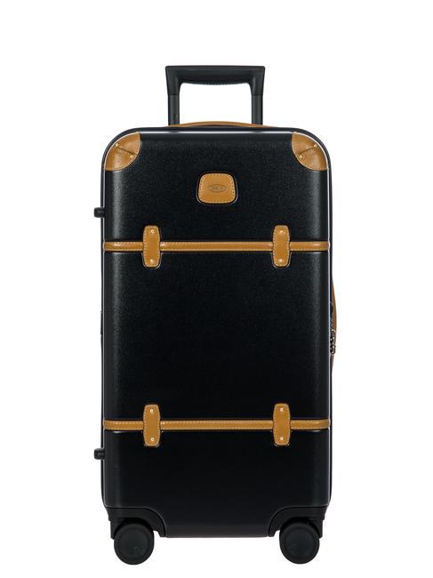 BRIC’S BELLAGIO  Chariot moyen Noir / Tabacc - Valises Rigides