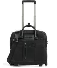 PIQUADRO BRIEF 2  Chariot pilote avec support PC 15,6" - Pilot case et Sacs ordinateur à roulettes