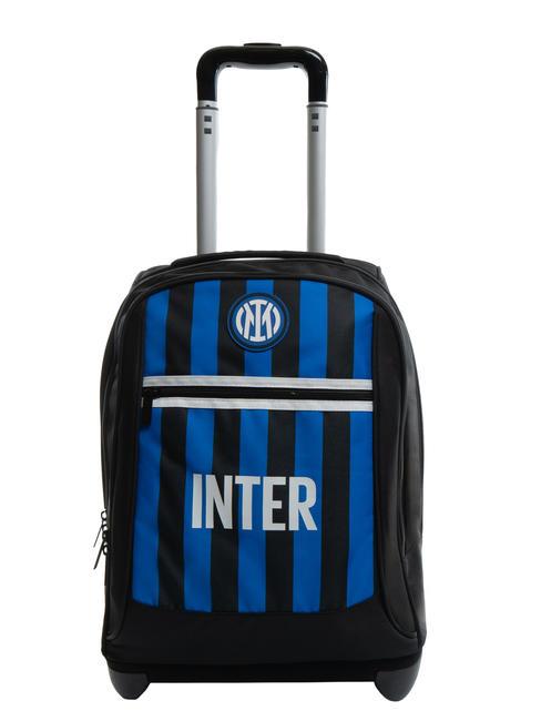 INTER FOOTBALL GENIUS Sac à dos trolley 2 roues bleu électrique - Sacs à dos à roulettes