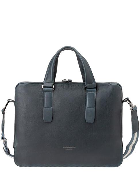 PIQUADRO PIONEER Mallette PC 14 " bleu - Porte Documents Travail