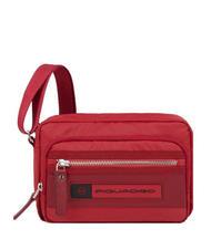 PIQUADRO PQ-BIOS  PQ-BIOS Sac &agrave; bandouli&egrave;re en nylon r&eacute;g&eacute;n&eacute;r&eacute; ROUGE - Sacs en Bandouli&egrave;res pour Homme - 1