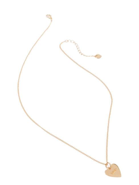 LIUJO HEART Collier avec charme rose d'or - Colliers