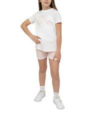TRUSSARDI LIMEO Ensemble t-shirt et bermuda en coton blanc/p.s. - Survêtements pour enfants - 1