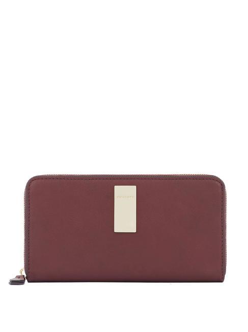 PIQUADRO DAFNE Portefeuille zippé Bordeaux - Sacs en Bandoulières pour Homme
