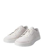 TIMBERLAND MAPLE GROVE  Baskets en cuir nubuck blanc - Chaussures Homme - 1