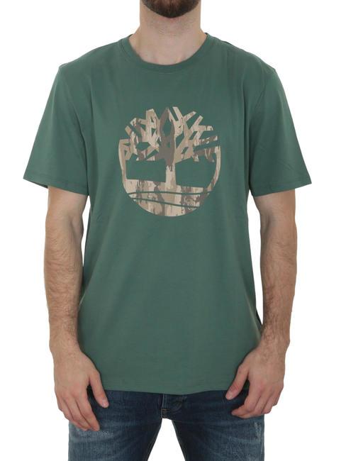 TIMBERLAND KENNEBEC RIVER TREE LOGO T-shirt en cotton pin de mer - T-shirt