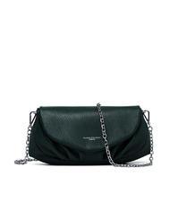 GIANNI CHIARINI ADELE Pochette en cuir avec bandouli&egrave;re en m&eacute;tal vert profond - Sacs pour Femme - 1