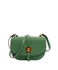 COCCINELLE MARGHERITA Sac Saddle en cuir martel&eacute; menthe poivr&eacute;e - Sacs pour Femme - 1